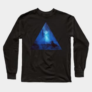 Magic sword and crow Long Sleeve T-Shirt